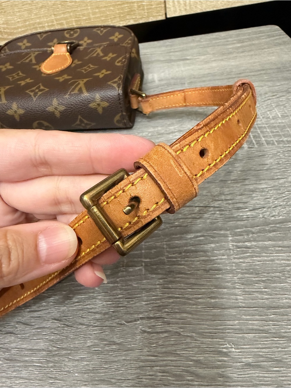 Louis Vuitton Vintage Mini St Cloud Monogram Crossbody Bag - Picture 6 of 15